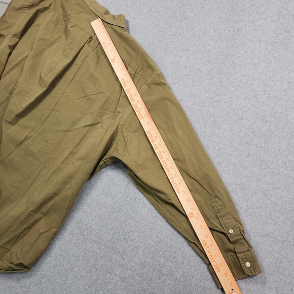 Polo Ralph Lauren Shirt 3XB Olive Green Button Down Pony Logo Classic Fit - Picture 10 of 11